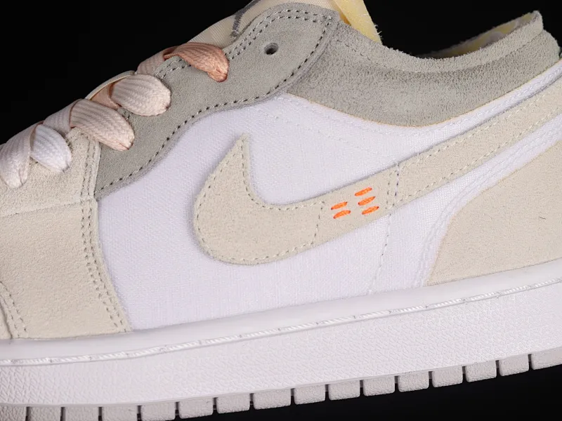 All categories Air Jordan Jordan series basketball shoes Air Jordan 1 Low Air Jordan 1 Low "White and Phantom" AJ1 Joe 1 off-white retro cultural leisure sports sneakers DN1635-100